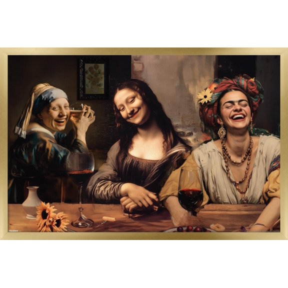 Reinders: Master Twist - Girls Night Out Wall Poster, 22.375" x 34" Framed