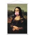 thumbnail image 1 of Reinders - Mona Lisa Bubble Gum Wall Poster with Magnetic Frame, 22.375" x 34", 1 of 5