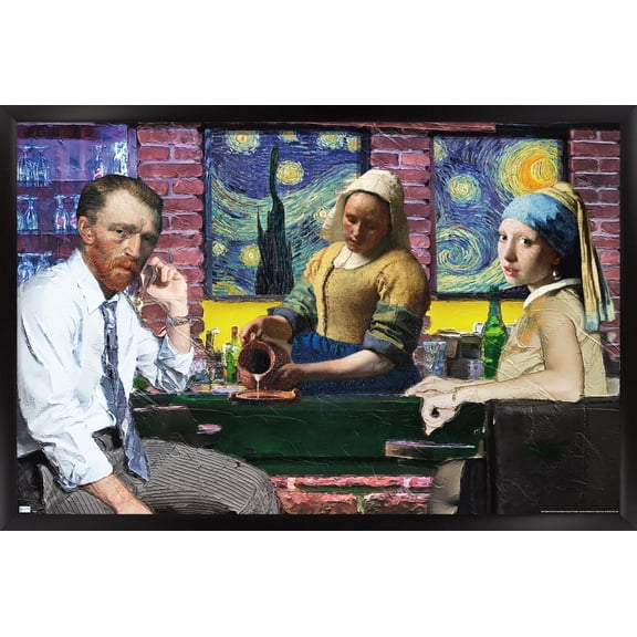 Reinders - Pub Masters Wall Poster, 22.375" x 34" Framed