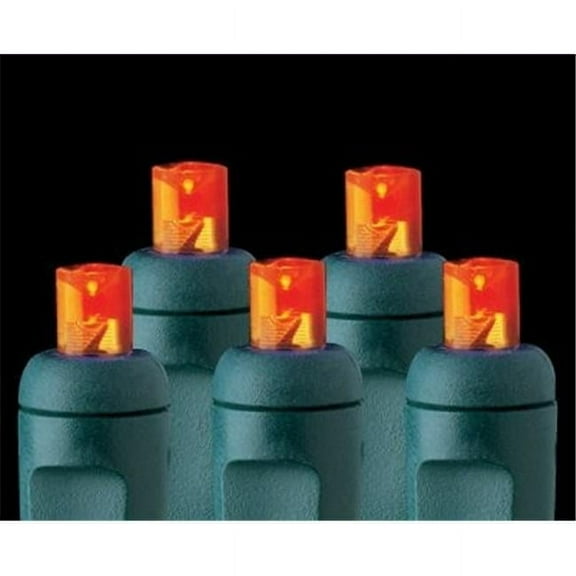 Reinders Twinkle Light Strands - Orange - 50 Lights 6 Inch Spacing