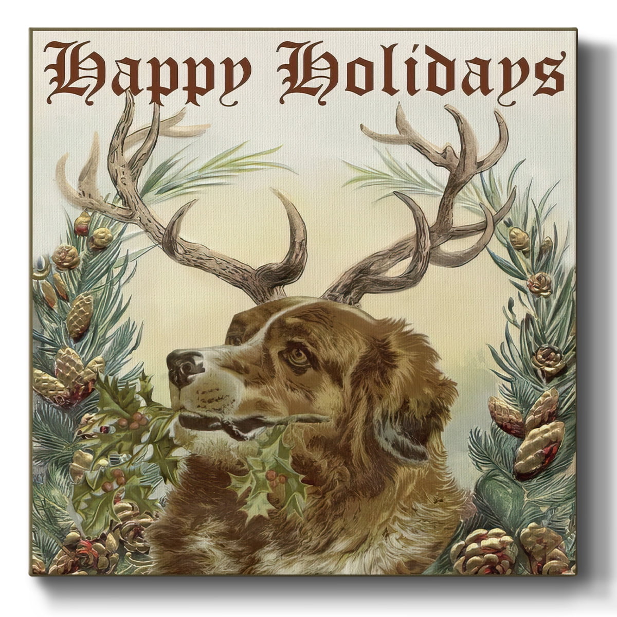 Reindog II- Gallery Wrapped Canvas