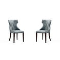 thumbnail image 1 of Manhattan Comfort Reine 18.5" Faux Leather Dining Chair in Pebble (Set of 2), 1 of 11