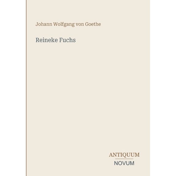 Reineke Fuchs, (Paperback)