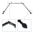 thumbnail image 1 of Wilma 13/16" Bay Window curtain rod 20"-36", 38"-72" - Black,(ABay-12-2), 1 of 4
