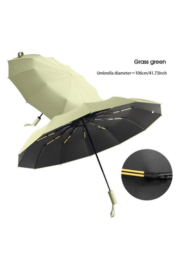 Reinforced 24-Bone Umbrella, Men's Business Strong And Durable Wind-resistant Umbrella, Anti-UV Sunscreen Umbrella Women's Sunny