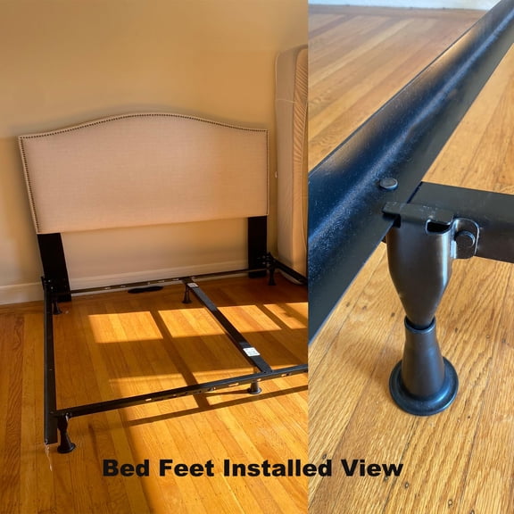 Reinforced Bed Frame Feet Replacement Leg Risers 6 Pack