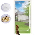 thumbnail image 1 of Reinforced Cat Screen Door,Fits Door Size 30''x 80'',Thickened Cat Resistant Mesh Screen Door for Living Room,Kitchen,Bedroom,Cat Proof Screen with Zipper Closure., 1 of 9