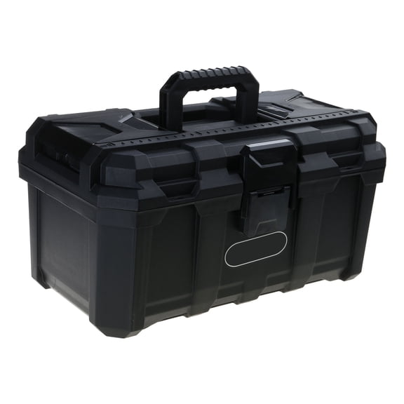 Reinforced Container Essential Tool Box with Secure Compartments Reinforced Tool Chest Lockable Case for Repair