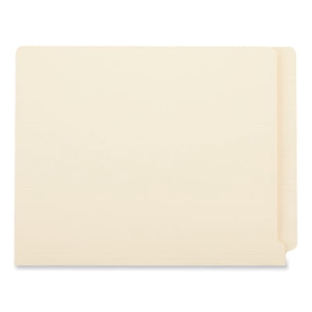 Universal UNV13120 Reinforced Straight End Tab 2-Fastener File Folders - Letter, Manila (50/Box)