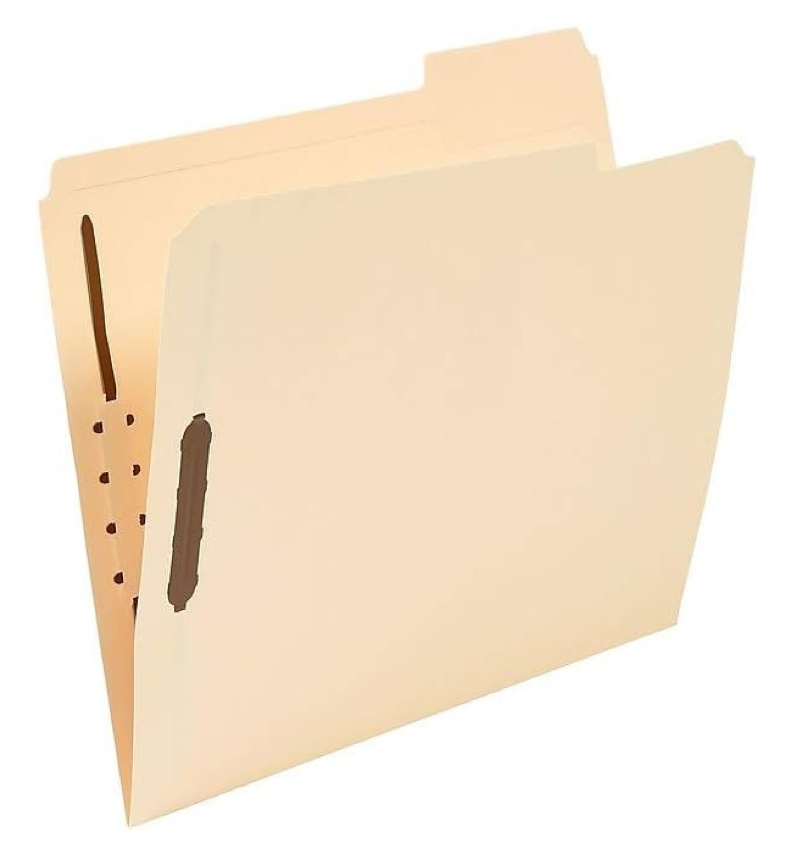 Reinforced Fastener Folders, Letter, Manila, 50/Box - Walmart.com