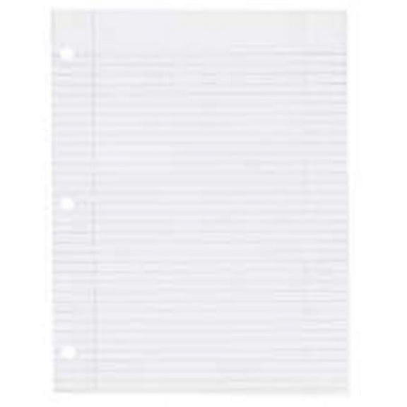 Reinforced Filler Paper - White - 11in.x8-.50in.