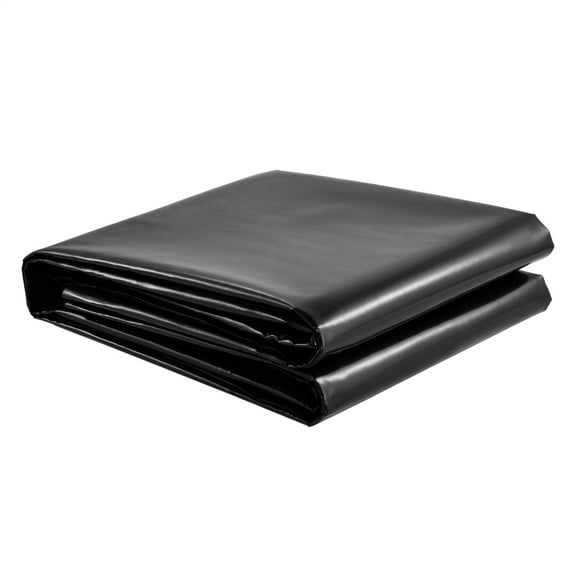 Reinforced HDPE Pond Liner 40x40ft, 5-Layer Leak-Proof Design for Koi Ponds, Duck Enclosures, and Backyard Waterscape Landscaping