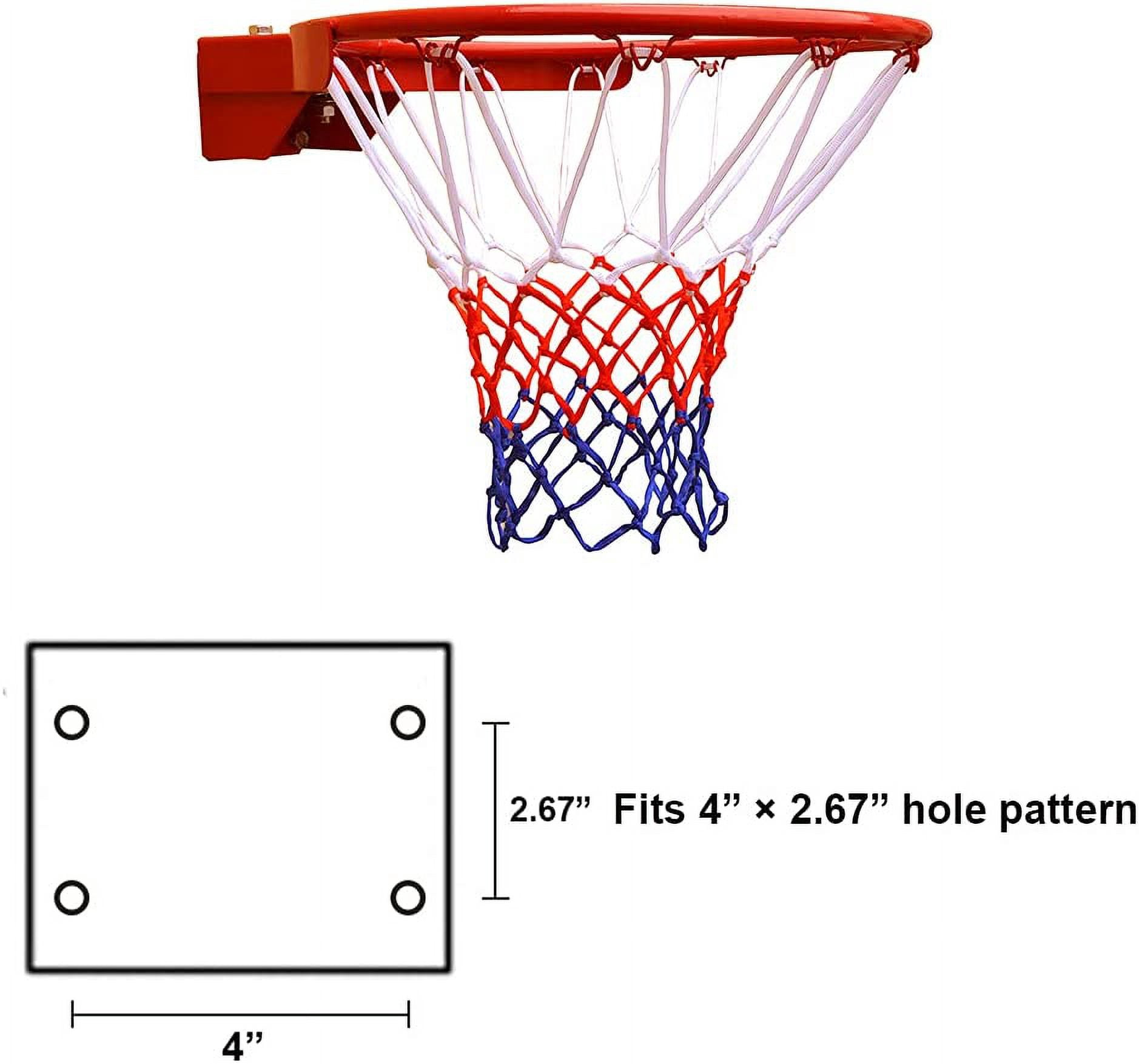 Reinforced Heavy Duty Breakaway Wall Mounted Basketball Rim, 18 inch ...