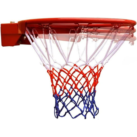 Reinforced Heavy Duty Breakaway Wall Mounted Basketball Rim,18 inch Standard Double Spring Flex Rim Goal Replacement for Indoor Outdoor Walls