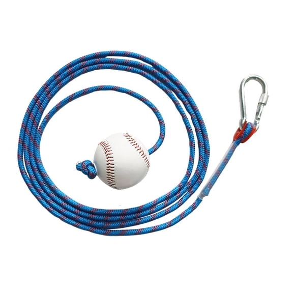 Reinforced Hitting Rope Baseball Softball Trainer Develops Power Swings Control