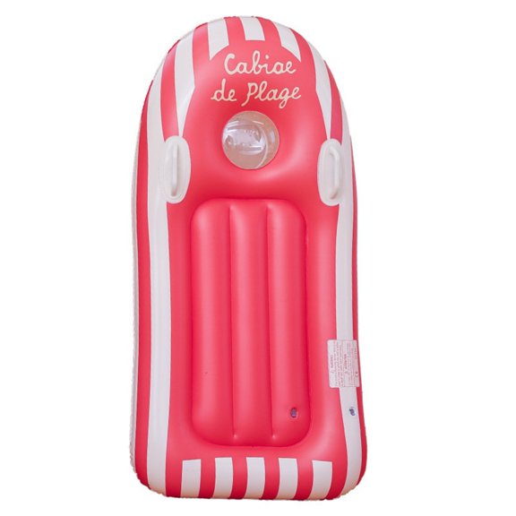 Reinforced Inflatable Kids Surf Board For Beach Pool Water Play Featuring Grip Texture And Rounded Corners