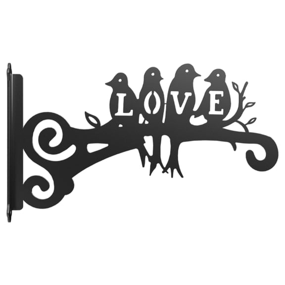 Reinforced Iron Wall Hangers Decorative Garden Hook Stand For Planter Winds Chimes Porch Outdoor Displays