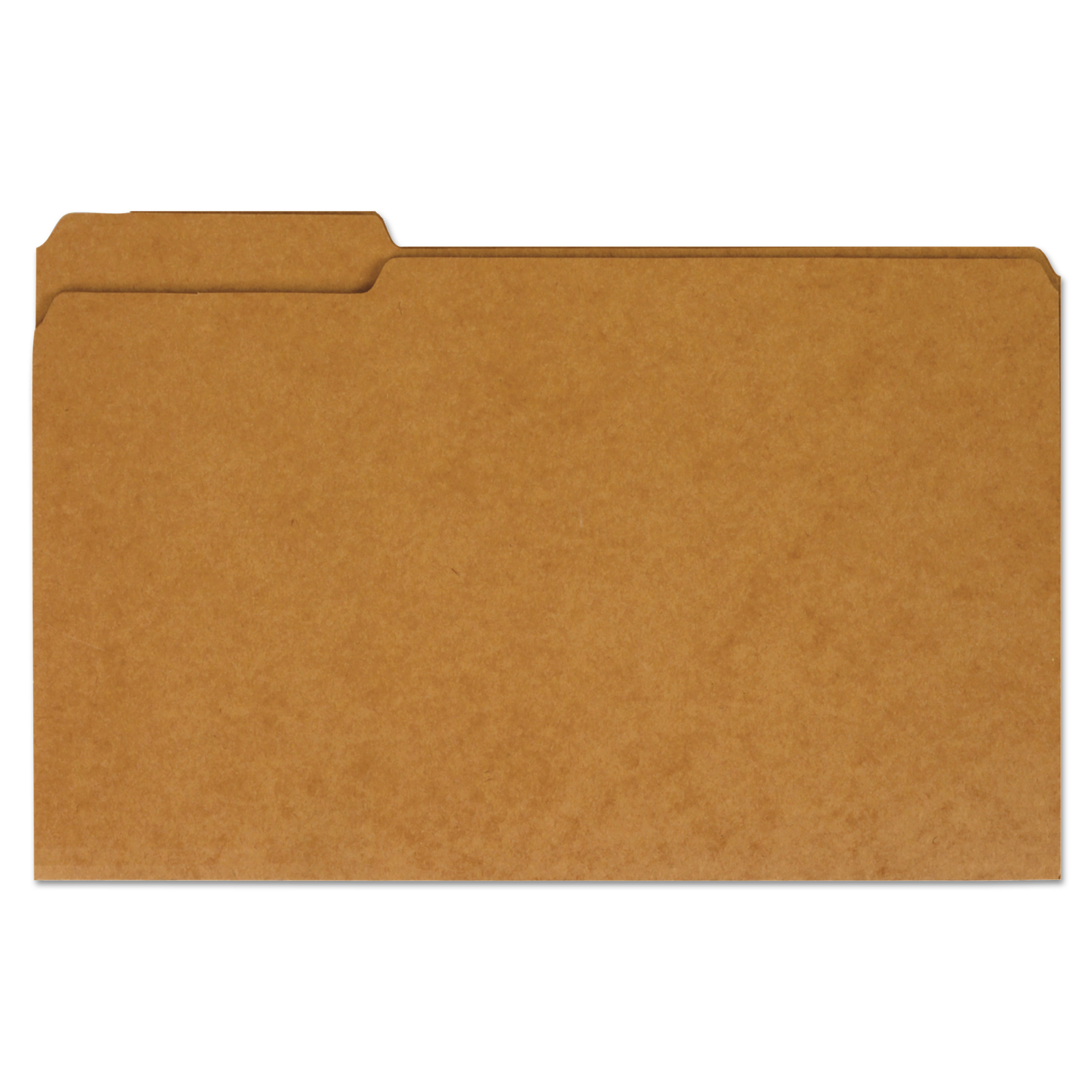 Reinforced Kraft Top Tab File Folders, 1/3-Cut Tabs, Legal Size, Kraft ...