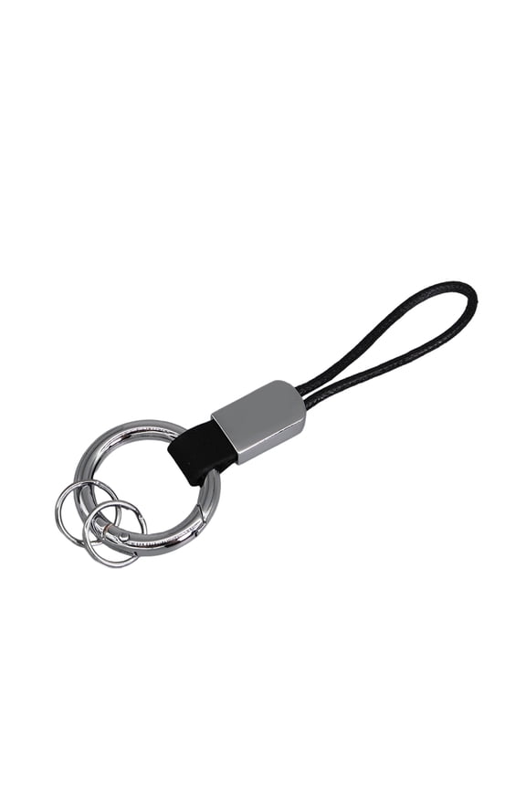 Reinforced Leather Key Organiser with Adjustable Wristband And Zincs Alloy Hook Lightweight Portable Key Holder