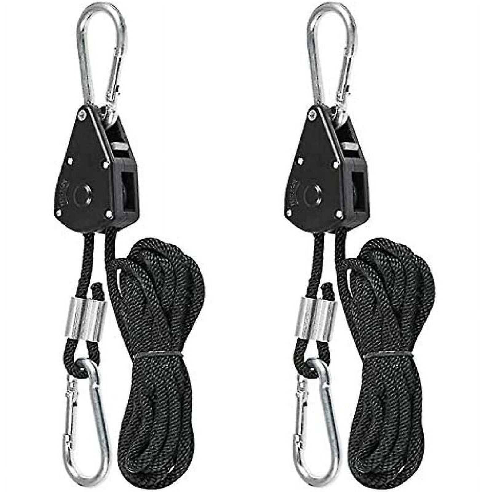 Dynamic Rope Hanger Reinforced Metal Gear, Braided Polypropylene Rope, Adjustable Heavy ...