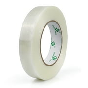 Reinforced Mono Filament Strapping Tape 2Pack 5.5mil 24mm 30yards, Fiberglass Packing Tape, BOMEI PACK