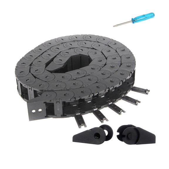 Reinforced Nylon Drag Chain Wire Drag Enhances Cable Protections Wear Resistance For 3D Printers