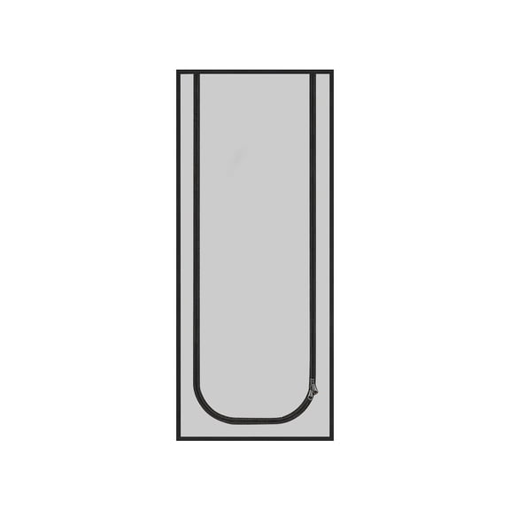 Reinforced Pet Screen Door Thickened Cat Resistant Mesh Screen Door for Living Room, Bedroom, Patio, Dog Cat Scratch Proof Screen with Zipper Closure, 33.5x81.7in