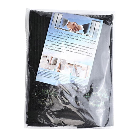 Reinforced Plastic Cat Screen Mesh Net for Balcony and Door Safety Prevents Cats from Escaping Suitable Size 90x210cm Black
