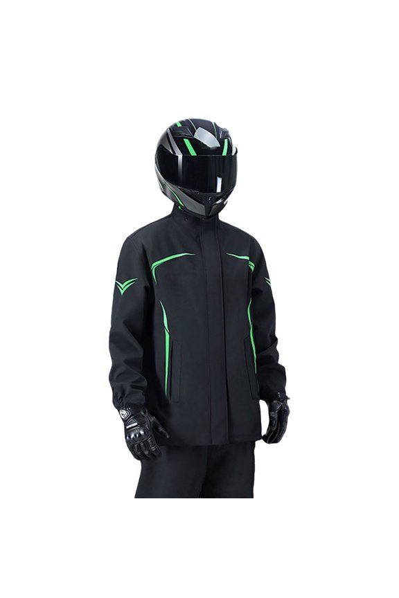 Reinforced Rain Suit Set For Outdoor Bad Weather Conditions Jacket and Trouser