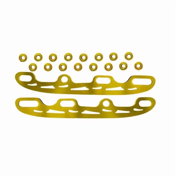 Reinforced Rink Sport Tool Ice Skate Blade Small Gold