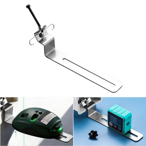 Reinforced Stainless Steel Bracket No Drilling Required Secure Spring Shock Resistant Construction Portable Compact Hands-Free Wall Mount Home Renovation Lightweight Tool-Free Installation