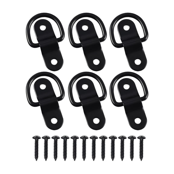 Reinforced Steel D Rings Lashing Eyelets Rusts Resistant Assembly Rings Heavy Use