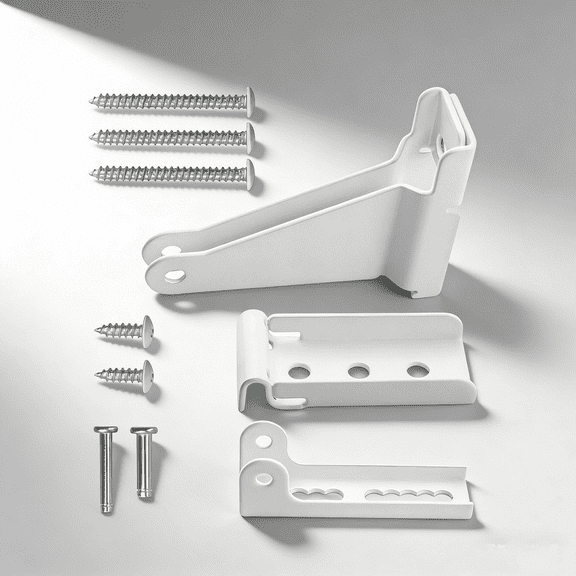 Reinforced Storm Door Closer Bracket Kit Fit for Andersen, Emco, Larson, Pella, Door Repair, Screen Door Closer Replacement Parts with Brackets, Mounting Screws and Pins