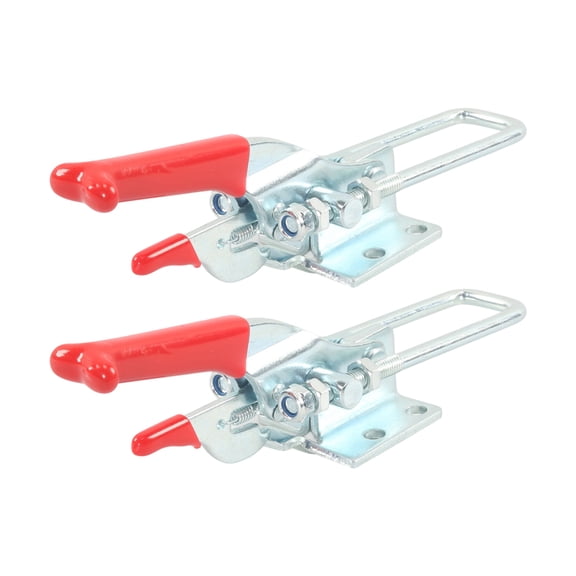 Reinforced U Shape Clamp Lock Proof Latches Secure Adjustable Tension Simple Installation for Truck Bed Machinery