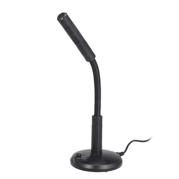 Reinforced USB Desktop Microphone Plug Play | Wide Condenser Cardioid | Waterproof USB Plug & Play | Zero-Latency | HIGH DEFINITION AUDIO. Your teammates will underst Black