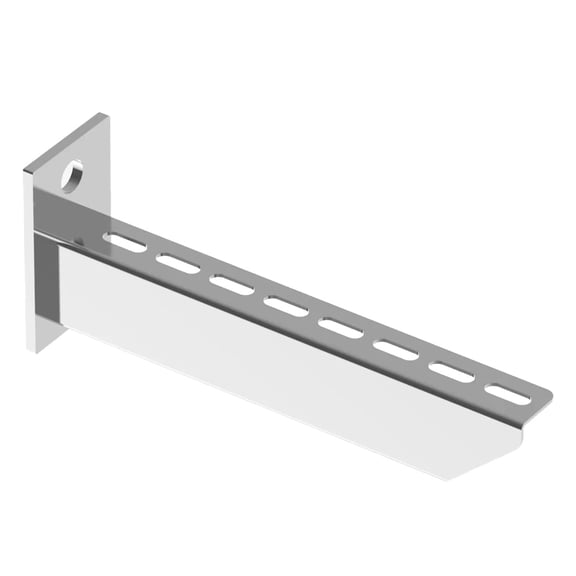 Reinforced Wall Support Bracket - 6" Wide - 304 Stainless Steel