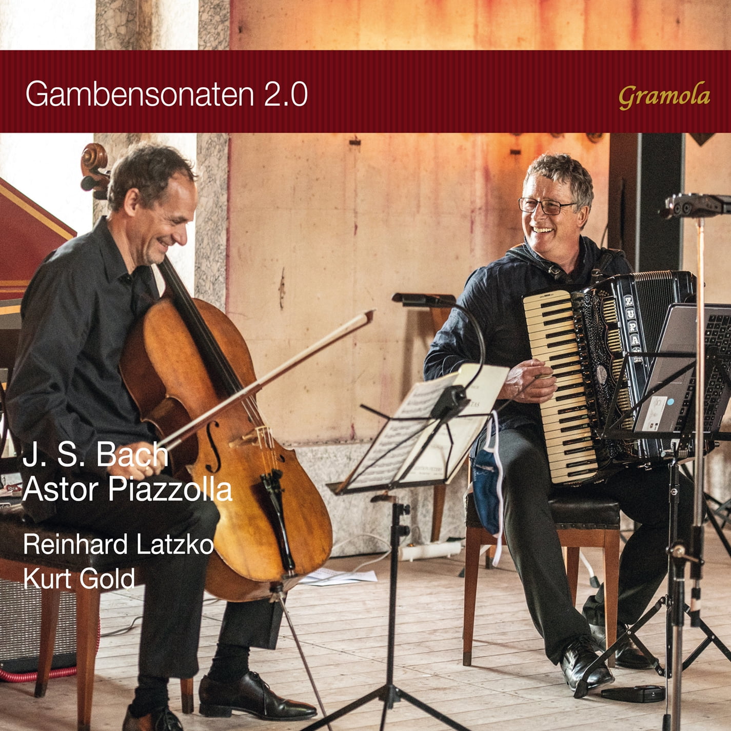 Reinhard Latzko - Gambensonaten 2.0 - for cello & accordion - Music & Performance - CD