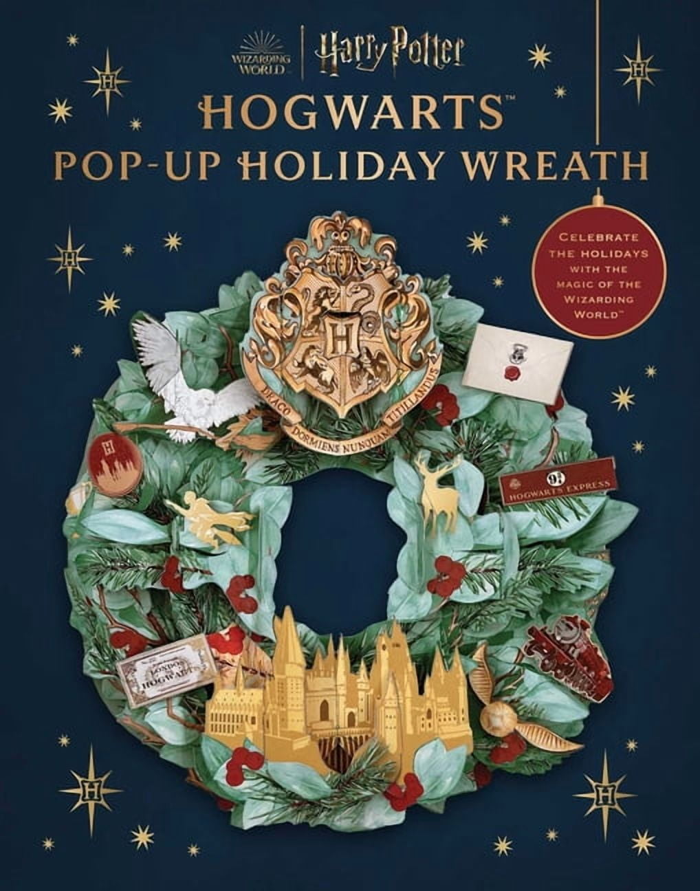 Reinhart Pop-Up Studio Harry Potter: Hogwarts Pop-Up Holiday Wreath, (Hardcover)