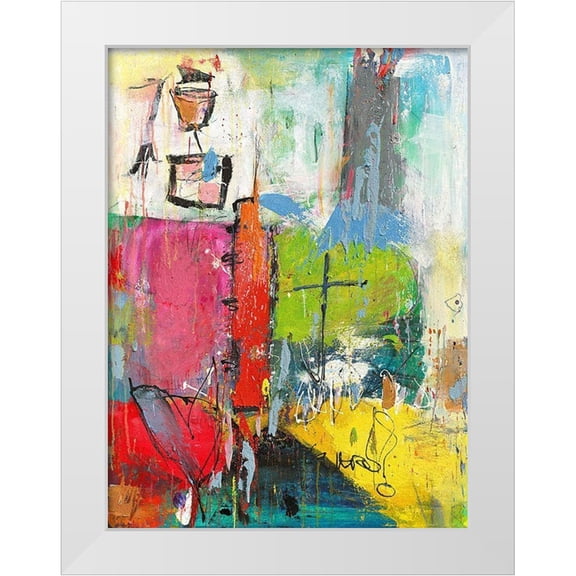 Reinhold, Thomas F. 12x14 White Modern Wood Framed Museum Art Print Titled - Gluck