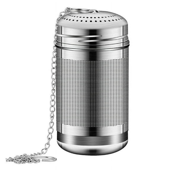 Reinmoson Tea Strainers for Loose Tea, Extra Fine Mesh Tea Infuser, 304 Stainless Steel & Updated Slim Threaded Lid, Loose Leaf Tea Steeper for Black Tea, Rooibos, etc Teacher Gifts