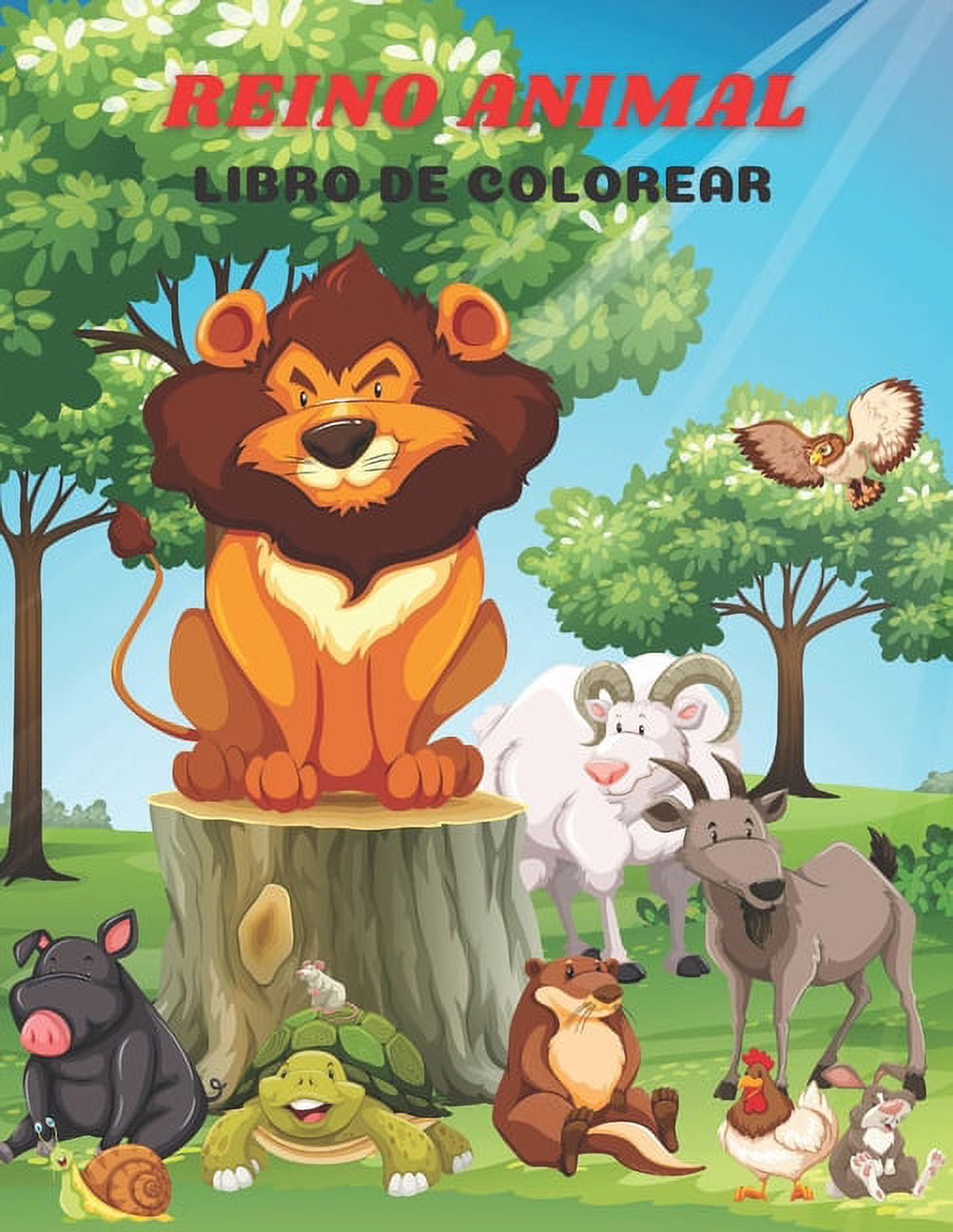Reino Animal - Libro de Colorear (Paperback) - Walmart.com