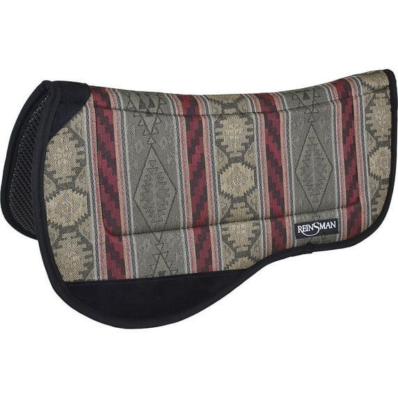 Reinsman Contoured Trail Pad Tacky Too Underside Aztec Pattern