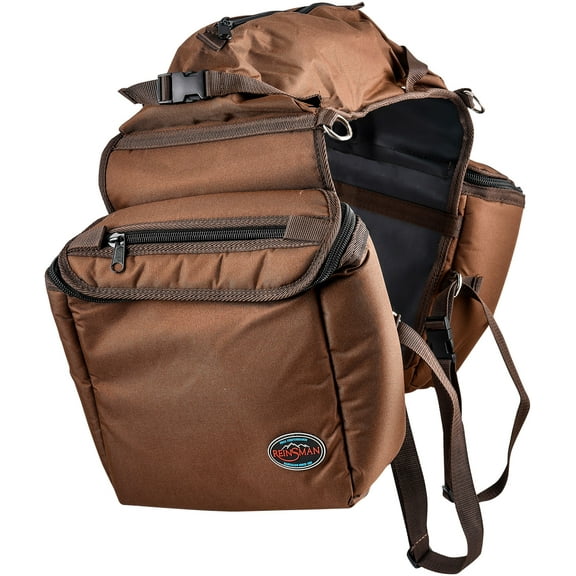 Reinsman Insulated Cooler Trail Horse Saddle Bags Brown