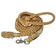 thumbnail image 1 of Reinsman Knotted Waxed Nylon Barrel Rein, 5/8" x 8', Tan, 1 of 1