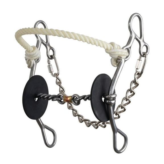 Reinsman Martha Josey Go Around Rope Nose Combo Gag Bit