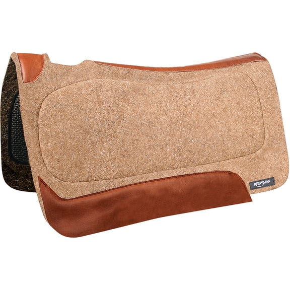 Reinsman Saddle Pad Square Contoured Wool Tacky Bottom 31x31