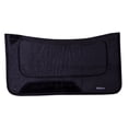 thumbnail image 1 of Reinsman Durable Square Contour Saddle Pad, Tacky Too Bottom, 32" L x 32" D x 3/4" T, Black Microsuede (246), 1 of 2