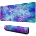 thumbnail image 1 of Reinvent Gaming with our Large Dazzling Galaxy Mouse Pad; Non-Slip Rubber Base for Precision, Durable Stitched Edges. Ideal for Keyboards & Desks - 31.5x11.8inch., 1 of 7