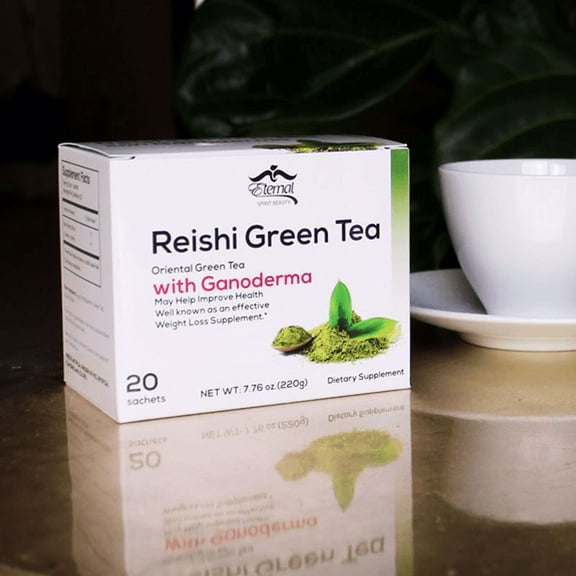 Reishi Green Tea (Oriental Green Tea) with Ganoderma and L-Carnitine