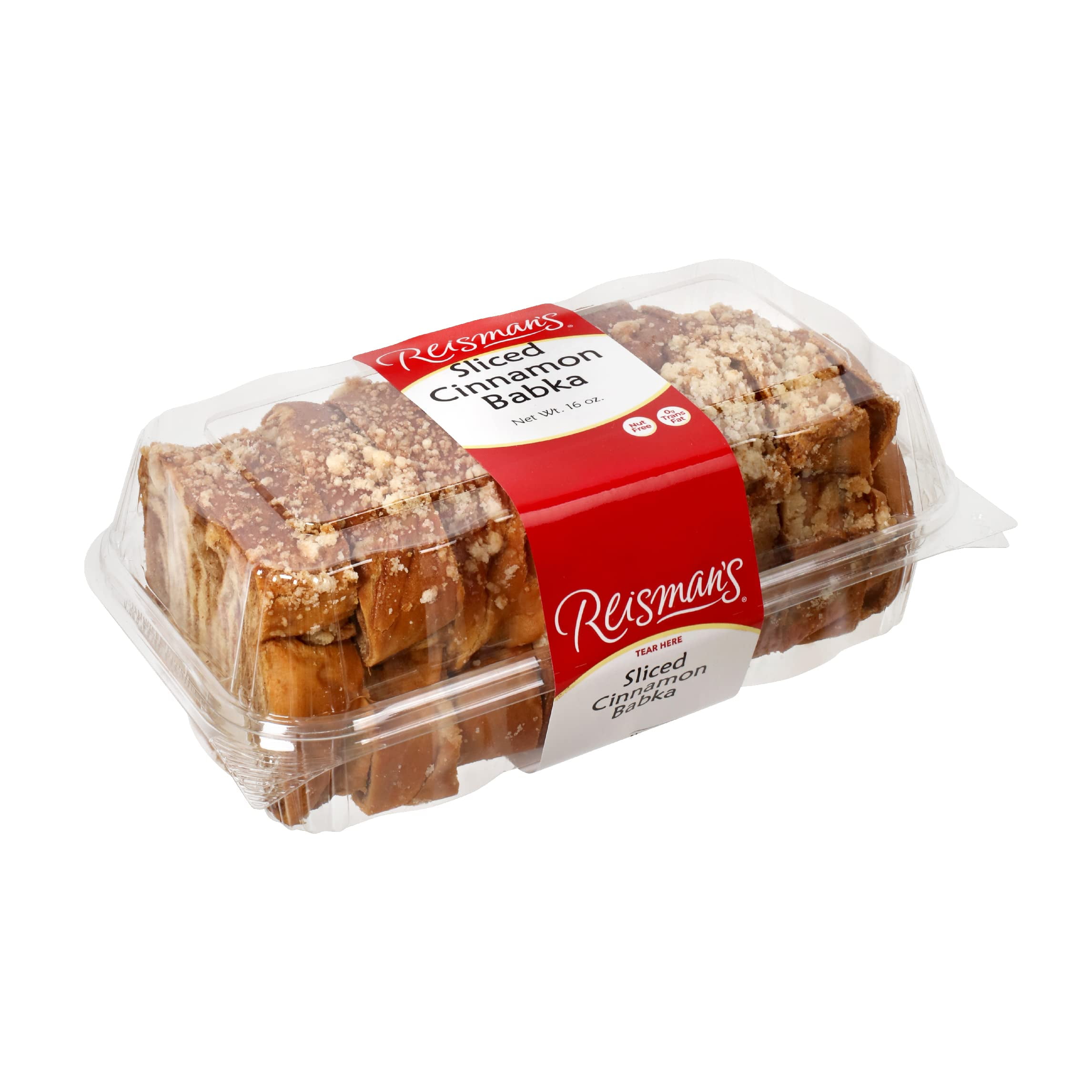 Reisman's Bakery Cinnamon Babka STF9 Cake, Fresh Dessert, NutFree and
